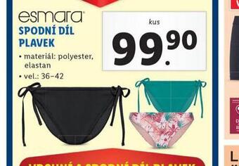 Lidl Spodní díl plavek nabídka