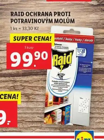 Lidl Raid ochrana proti potravinovým molům nabídka