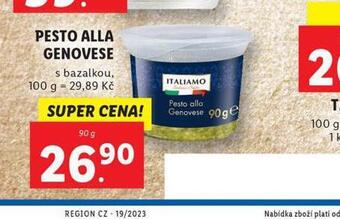 Lidl Pesto alla genovese nabídka