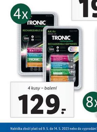 Lidl Nabíjecí baterie ni-mh nabídka