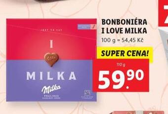 Lidl Bonboniéra i love milka nabídka