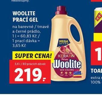Lidl Woolite prací gel nabídka