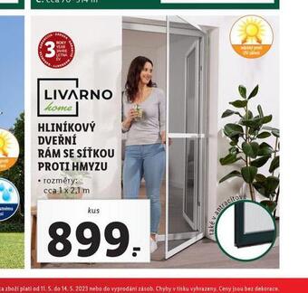 Lidl Hliníkový dveřní rám se síťkou proti hmyzu nabídka