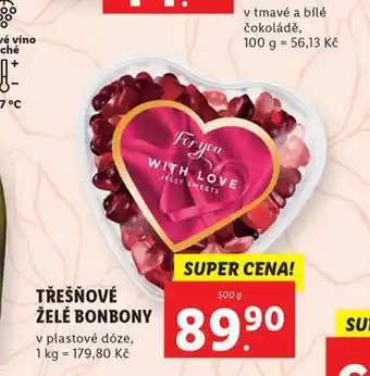 Lidl Třenové želé bonbony nabídka