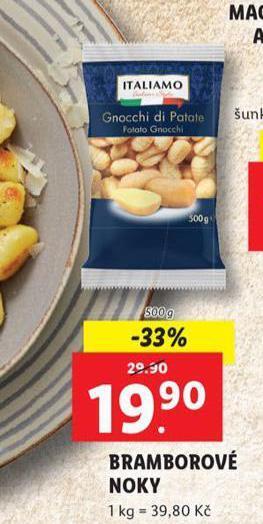 Lidl Bramborové noky nabídka