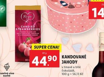 Lidl Kandované jahody nabídka