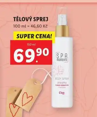 Lidl Cien tělový sprej nabídka