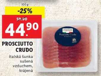 Lidl Prosciutto crudo, 100 g nabídka
