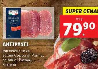 Lidl Antipasti, 100 g nabídka