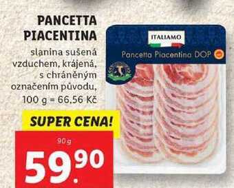 Lidl Pancetta piacentina, 90 g nabídka