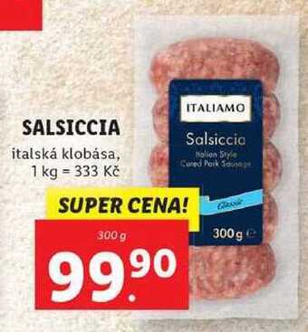 Lidl Salsiccia, 300 g nabídka