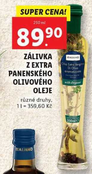 Lidl Zálivka z extra panenského olivového oleje, 250 ml nabídka