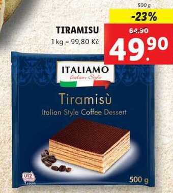 Lidl Tiramisu, 500 g nabídka