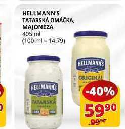 Flop Hellmann's tatarská omáčka 405 ml nabídka