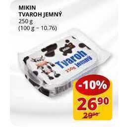 Flop Mikin tvaroh jemný 250 g nabídka
