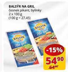 Flop Balsýr na gril česnek pikant, bylinky 2 x 100 g nabídka