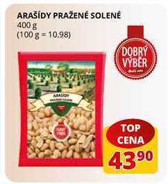 Flop Arašídy pražené solené 400 g nabídka