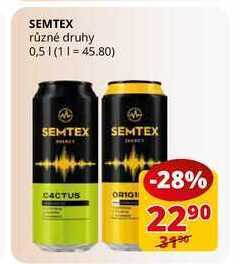 Flop Semtex různé druhy 0,5l nabídka