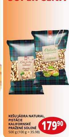 Flop Kešu jádra natural 500 g nabídka