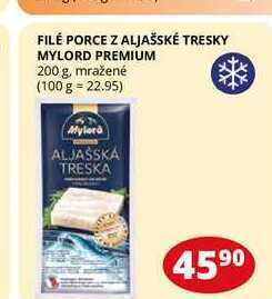 Flop Filé porce z aljašské tresky mylord premium 200g nabídka
