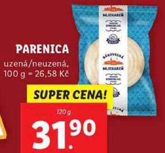 Lidl Parenica, 120 g nabídka