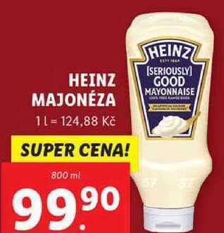 Lidl Heinz majonéza, 800 ml nabídka