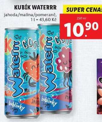 Lidl Kubík waterrr, 250 ml nabídka