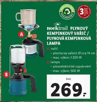 Lidl Plynový kempinkový vařič / plynová kempinková lampa nabídka