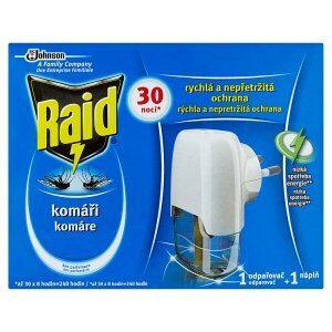Lidl Raid elektrický odpařovač s tekutou náplní 30 nocí 21ml nabídka