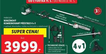 Lidl Benzínový kombinovaný přístroj 4 v 1 nabídka