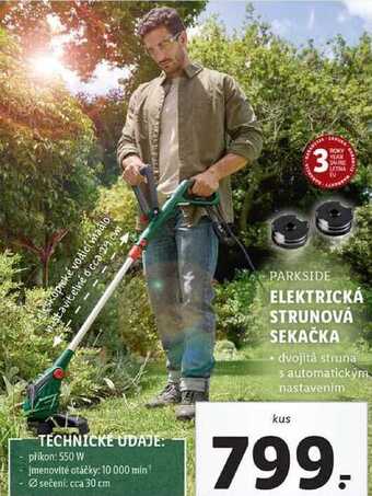 Lidl Elektrická strunová sekačka nabídka