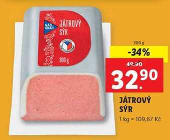 Lidl Játrový sýr, 300 g nabídka