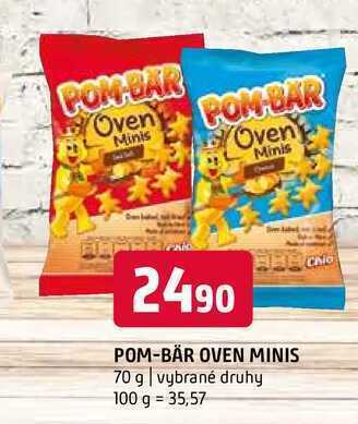 Terno Pom-bär oven minis 70 g nabídka