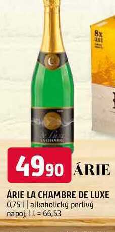Terno Árie la chambre de luxe 0,75 l nabídka