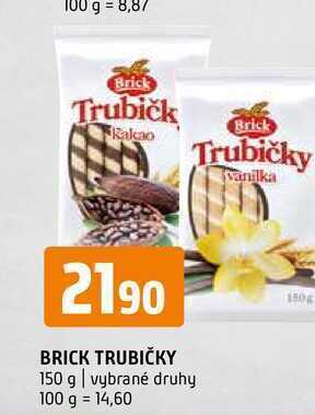 Terno Brick trubičky 150 g nabídka