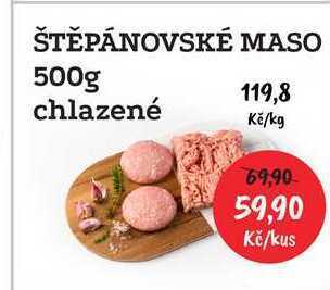 RABBIT řeznictví Štěpánovské maso 500g chlazené nabídka
