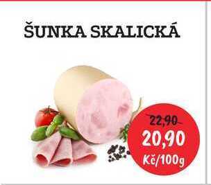 RABBIT řeznictví Šunka skalická 100g nabídka