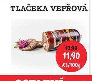 RABBIT řeznictví Tlačenka vepřová 100g nabídka
