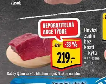 Albert Hovězí zadní bez kosti - kýta  1 kg nabídka