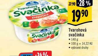 Albert Tvarohová svačinka 140 g nabídka