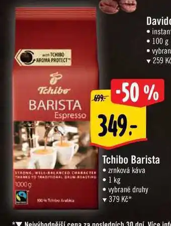 Albert Tchibo barista zrnková káva • 1 kg nabídka
