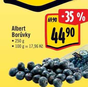 Albert Albert borůvky • 250 g nabídka