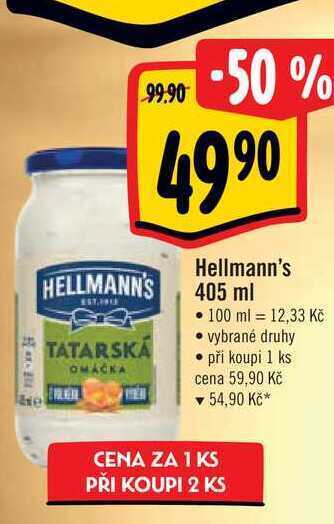 Albert Hellmann's 405 ml nabídka