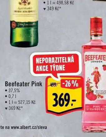 Albert Beefeater pink 70cl nabídka