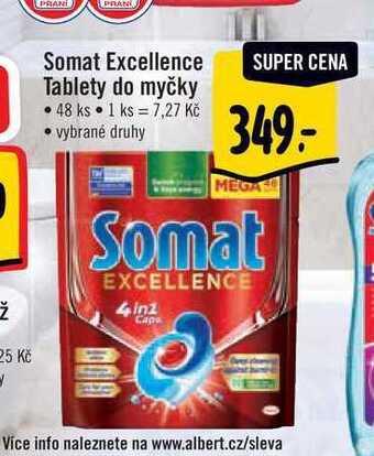 Albert Somat excellence tablety do myčky • 48 ks nabídka