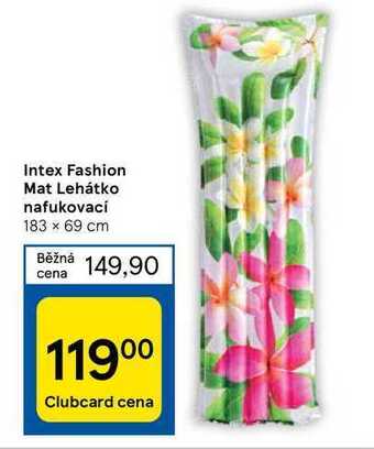 Tesco Intex fashion mat lehátko nafukovací 183 x 69 cm nabídka