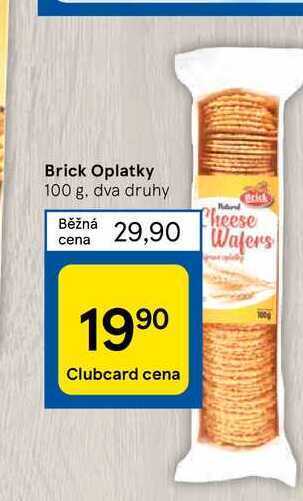Tesco Brick oplatky 100 g nabídka