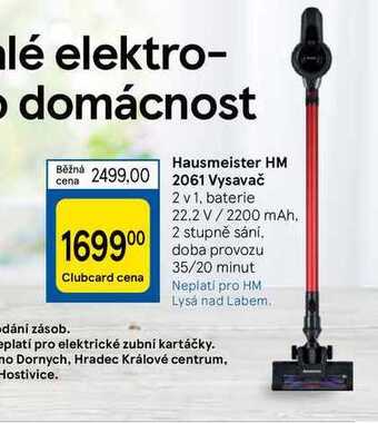 Tesco Hausmeister hm 2061 vysavač nabídka