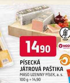 Trefa Písecká játrová paštika nabídka