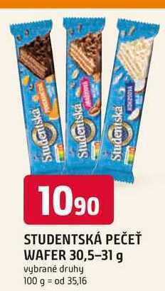 Trefa Studentská pečeť wafer 30,5-31 g nabídka